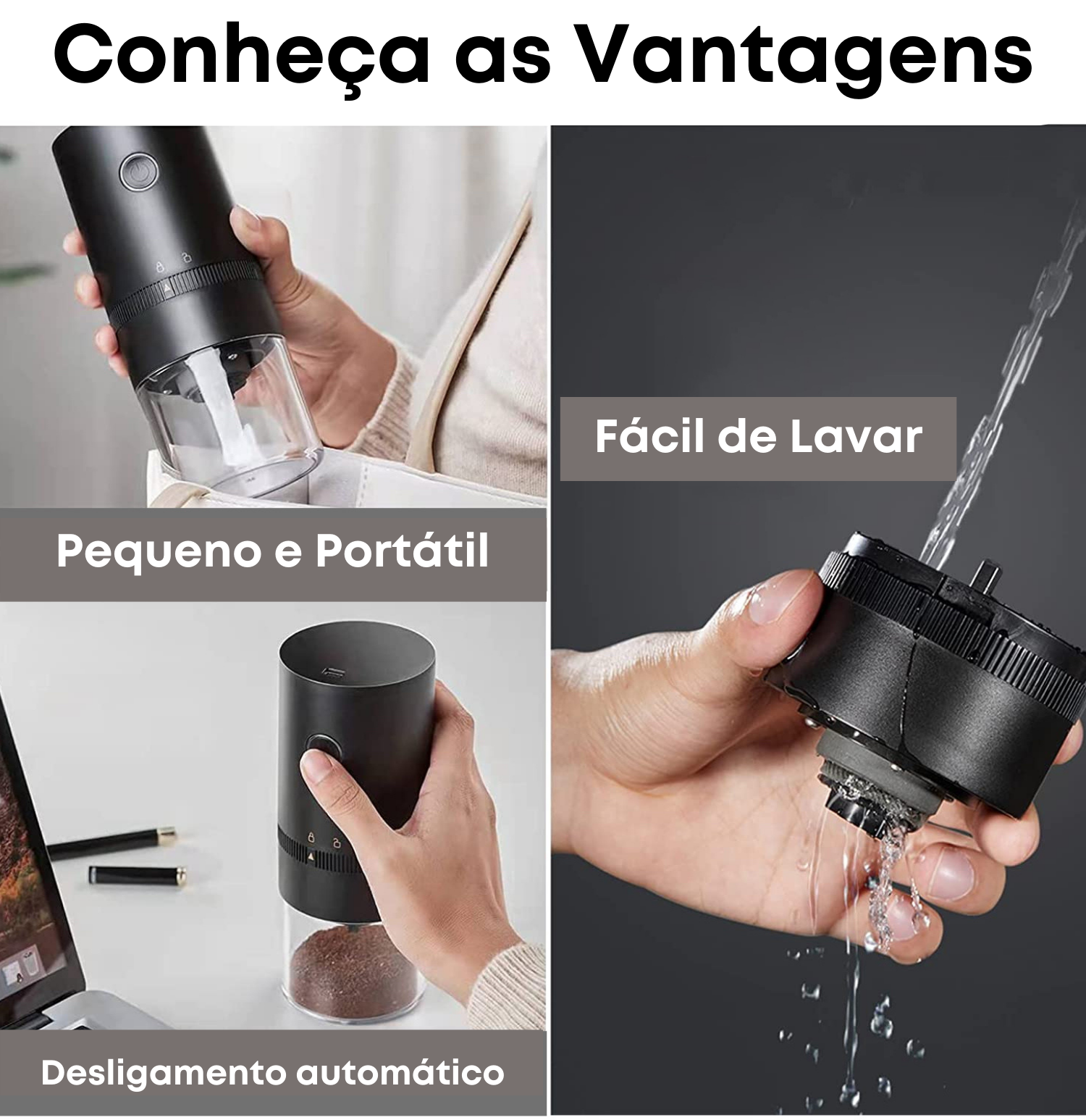 Conheça as vantagens do moedor automático recarregável MiniCafe